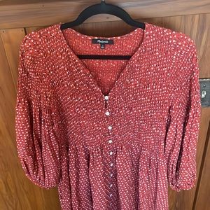 Floral Madewell buttoned dress